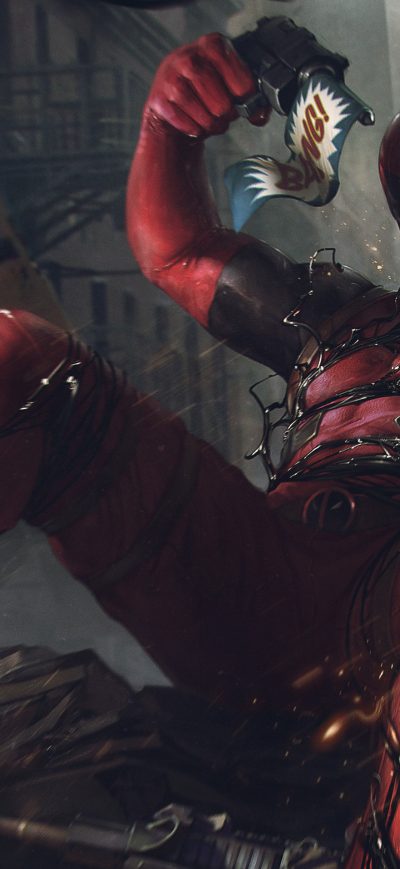 Fond d'écran iPhone Deadpool 4k Artwork 2020