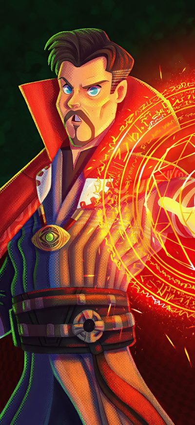 Fond d'écran Dr Strange 4k sur iPhone