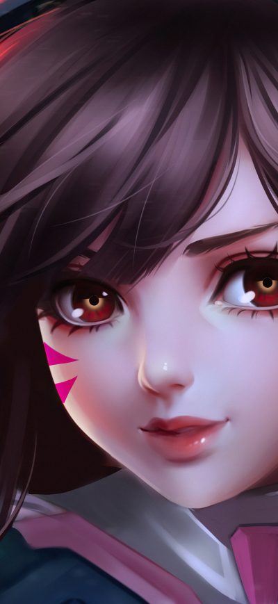 Fond d'écran iPhone Cute Dva Overwatch 5k