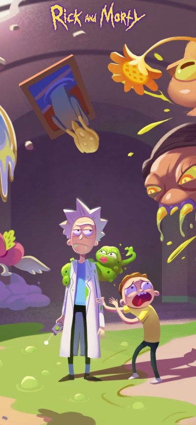 Fond d'écran iPhone Rick And Morty Hd Art