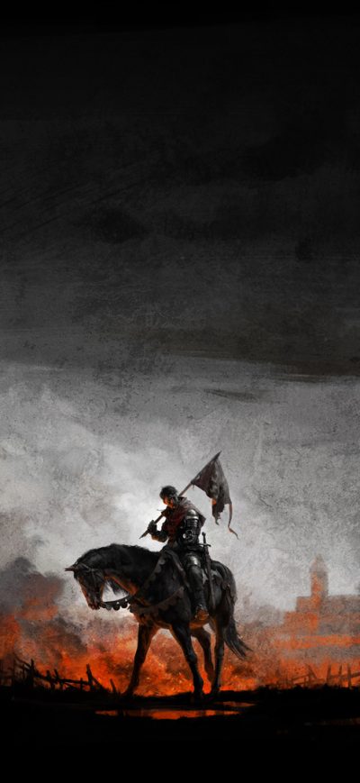 Fond d'écran Kingdom Come Deliverance Game Artwork sur iPhone