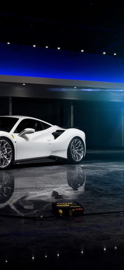 Fond d'écran iPhone Vossen Javs Ferrari 488 8k