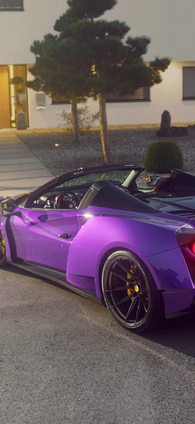 Fond d'écran iPhone Novitec Ferrari F8 Spider N Largo