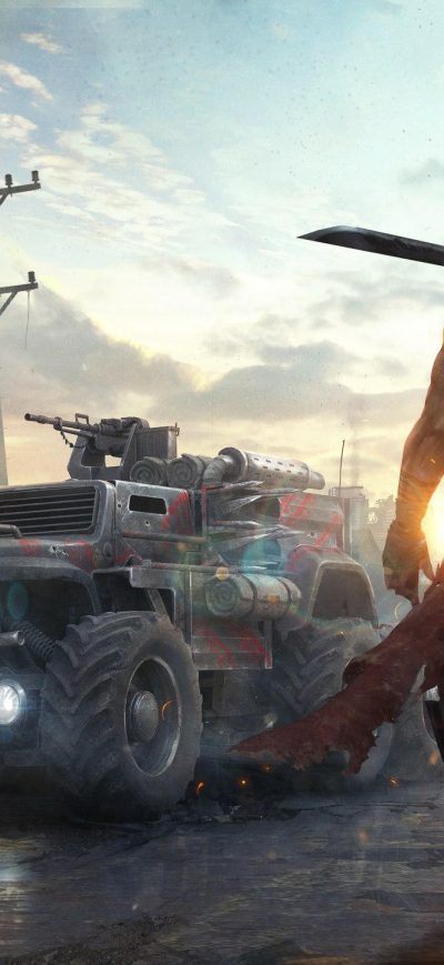 Fond d'écran Crossout Game sur iPhone