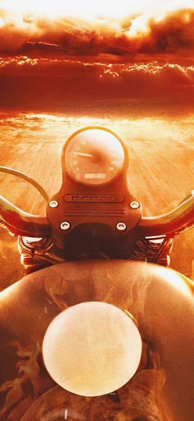 Fond d'écran iPhone Ghost Rider Bike 4k