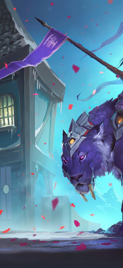 Fond d'écran iPhone Hearthstone Darnassus Aspirant 4k
