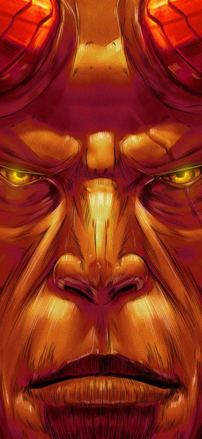 Fond d'écran iPhone 4k Hellboy Art