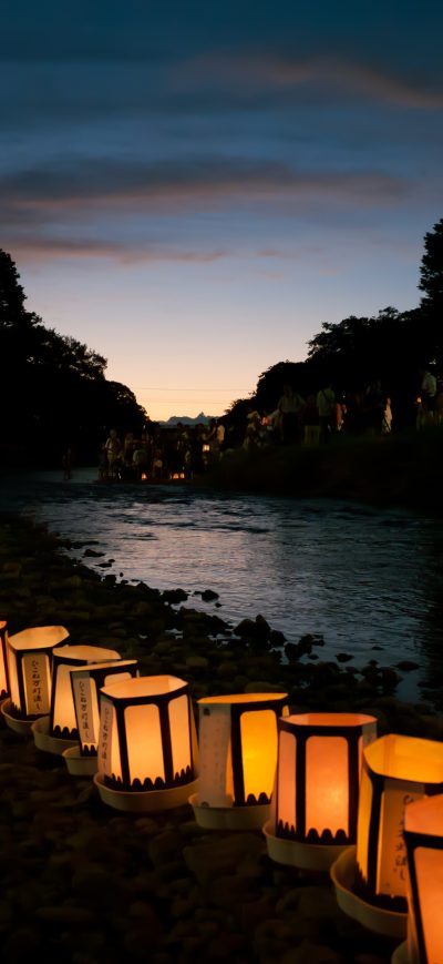 Fond d'écran iPhone Japan Light Lantern 4k