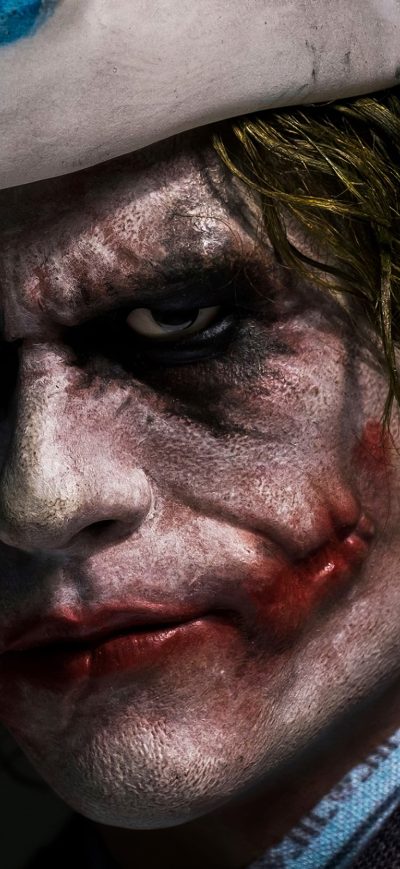 Fond d'écran iPhone Joker Closeup Mask Up