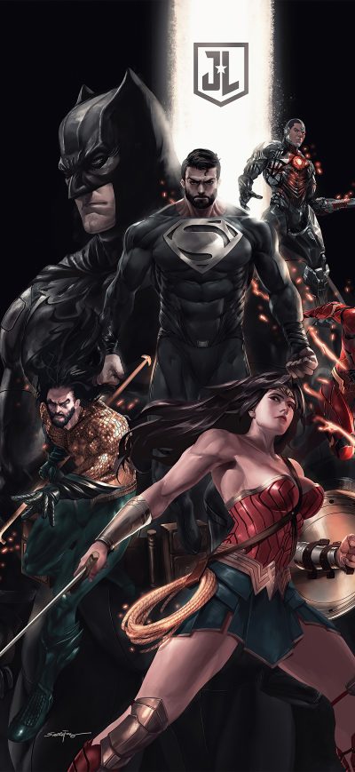 Fond d'écran iPhone Justice League 2020 Art 4k