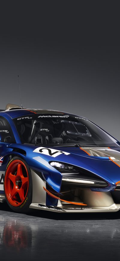 Fond d'écran iPhone McLaren Senna GTR LM 825 Gulf Car 2020