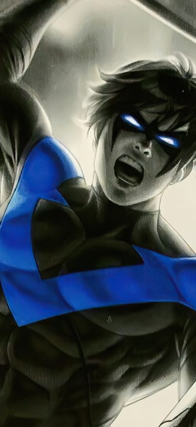Fond d'écran iPhone Nightwing 4k Artwork 2020