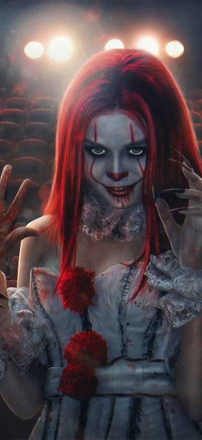 Fond d'écran iPhone Pennywise Clone Girl