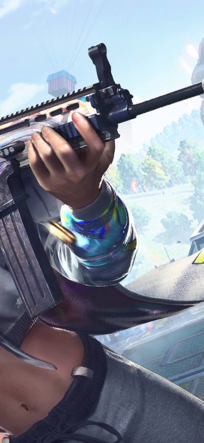 Fond d'écran iPhone Pubg Girl With Gun