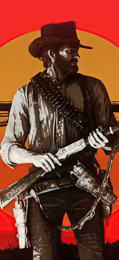 Fond d'écran iPhone 2022 Red Dead Redemption II 5k