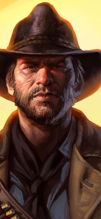 Fond d'écran iPhone Red Dead Redemption Art