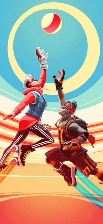Fond d'écran Roller Champions 2021 Game sur iPhone