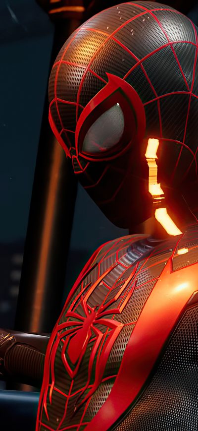 Fond d'écran iPhone Marvels Spider Man Miles Morales 2020 Ps5