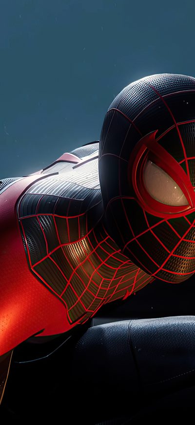Fond d'écran iPhone Marvels Spider Man PS5