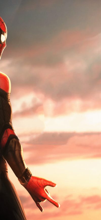 Fond d'écran iPhone Spiderman Far From Home 2019