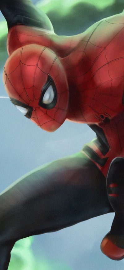 Fond d'écran iPhone 4k Spiderman Farfrom Home Artwork