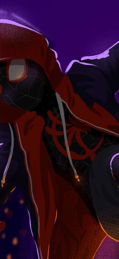 Fond d'écran iPhone Art Spiderman Miles