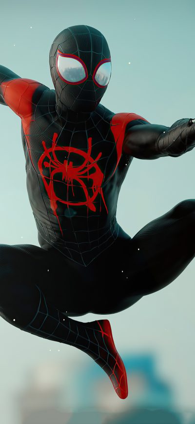 Fond d'écran iPhone Spiderman Miles Morales 2020