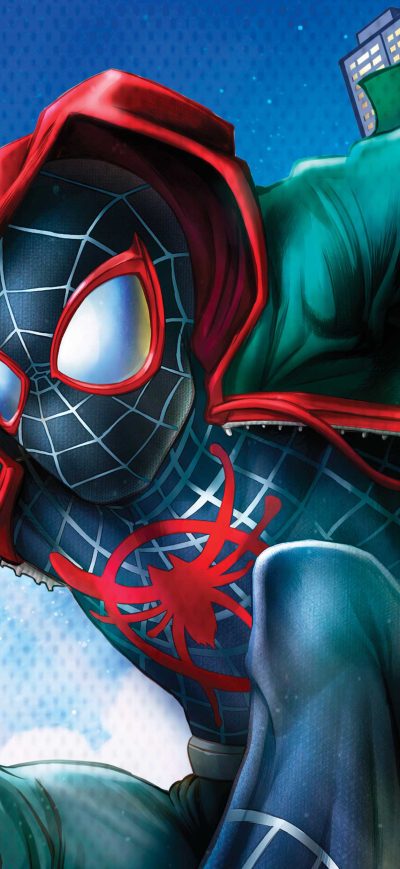 Fond d'écran iPhone Miles Morales4kart