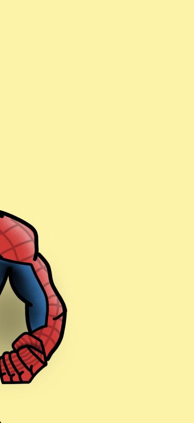 Fond d'écran iPhone Spiderman Cartoonic Art
