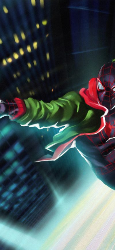Fond d'écran iPhone Spiderman Miles New