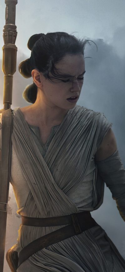 Fond d'écran iPhone Rey Star Wars The Rise Of Skywalker 4k