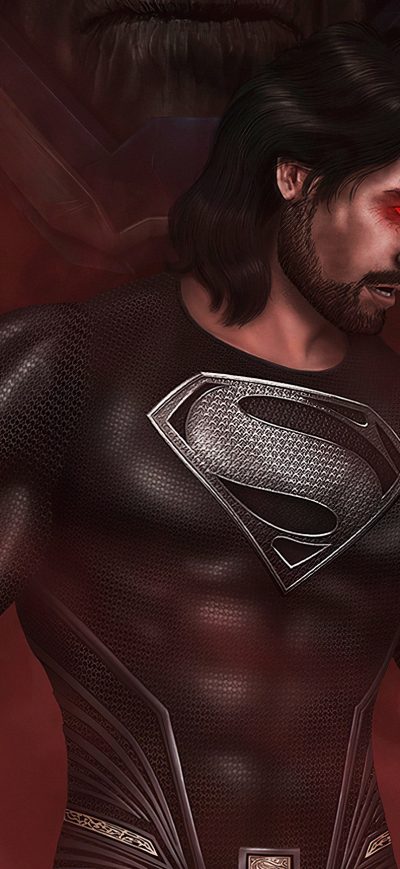 Fond d'écran iPhone Superman Black Suit