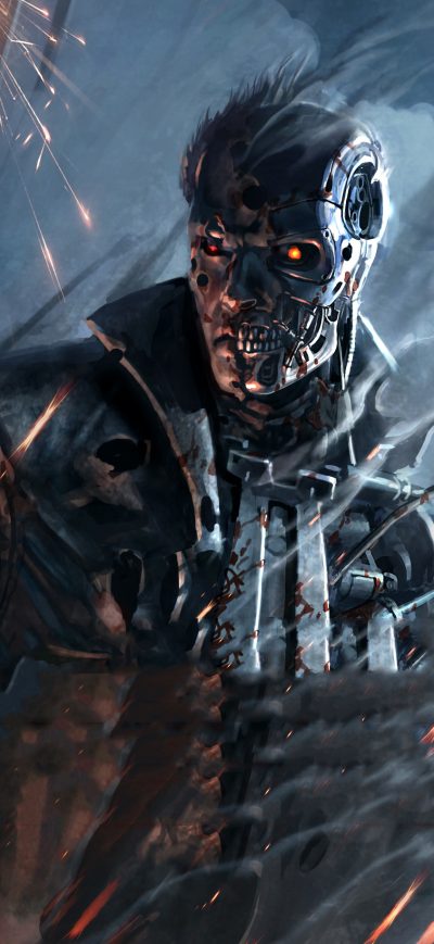 Fond d'écran iPhone Terminator Resistance Game 2019