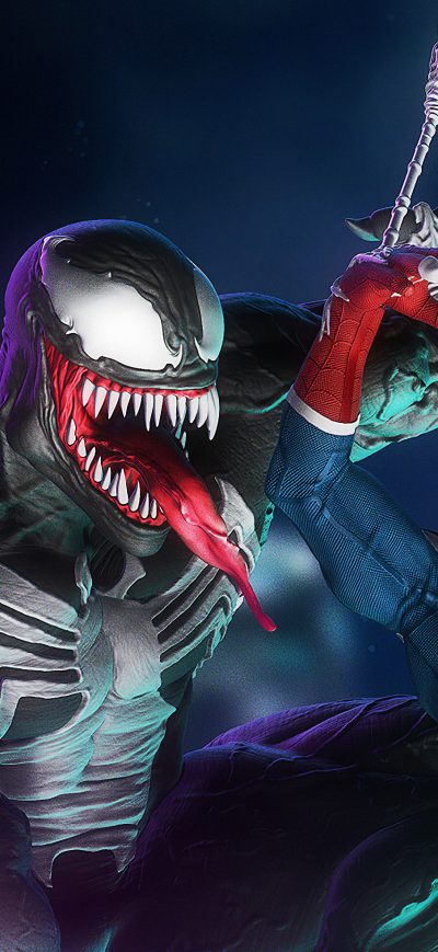 Fond d'écran iPhone Venom Andspiderman