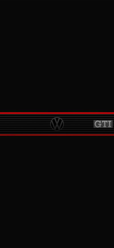 Fond d'écran iPhone Golf Gti Minimal Dark 5k