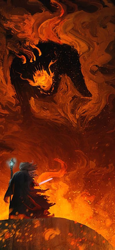 Fond d'écran iPhone The Shadow And The Flame 4k