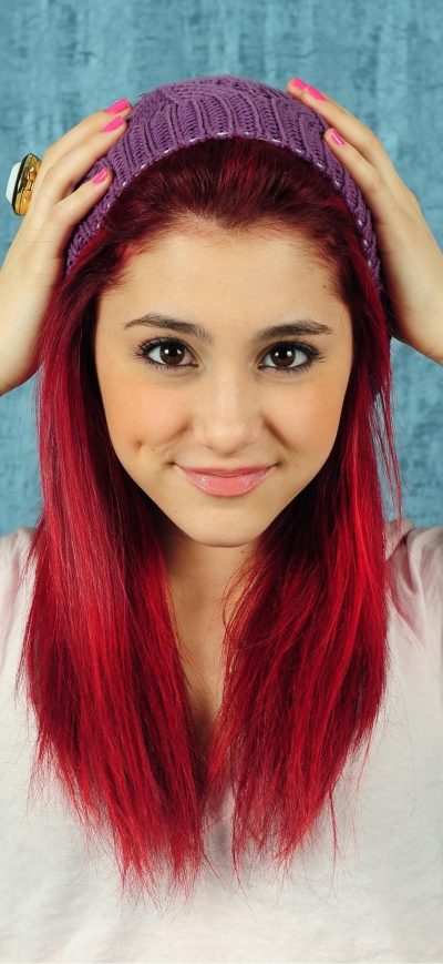 Fond d'écran iPhone Ariana Grande Red Hairs