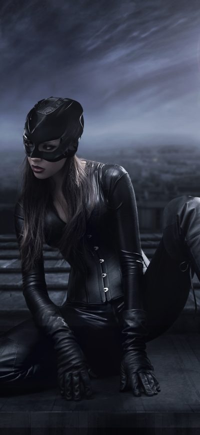 Fond d'écran iPhone Catwoman Cosplay 10k