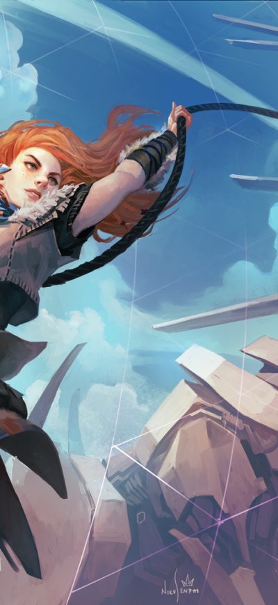 Fond d'écran iPhone Horizon Zero Dawn Fanart