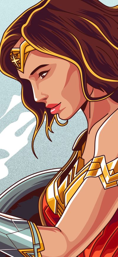 Fond d'écran iPhone Wonder Woman 4k New Artworks