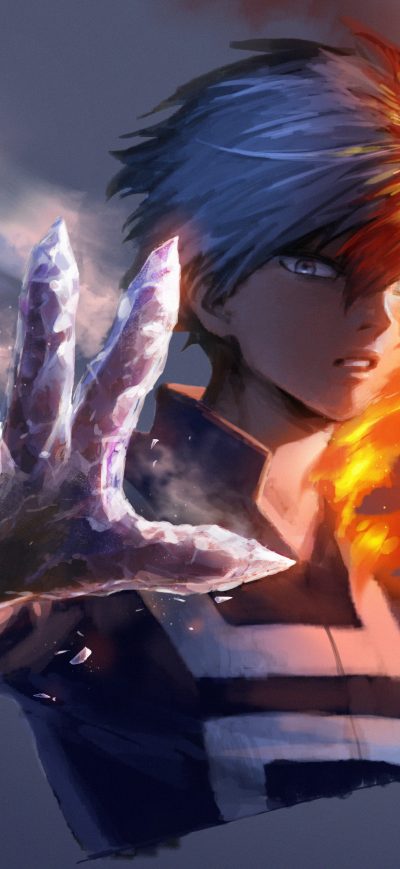 Fond d'écran iPhone My Hero Academia Shouto Todoroki