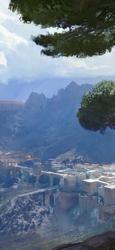 Fond d'écran iPhone Assassins Creed Oddysey Artwork 2019