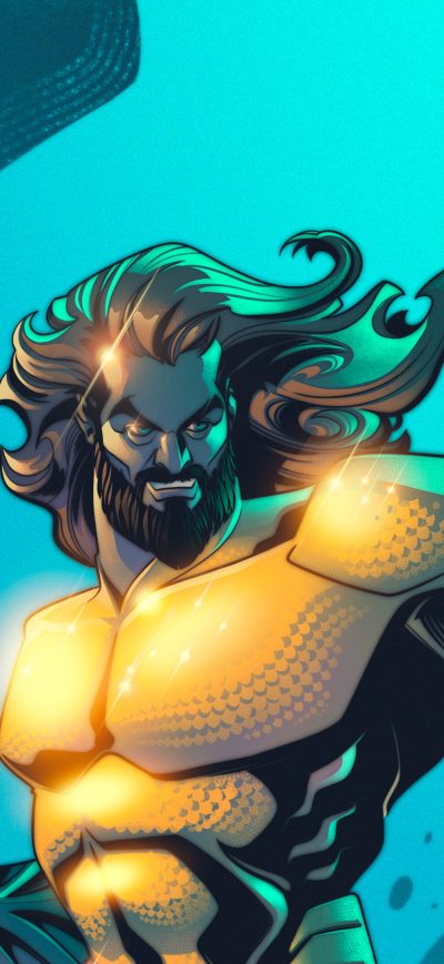 Fond d'écran iPhone Aquaman Movie Art 4k
