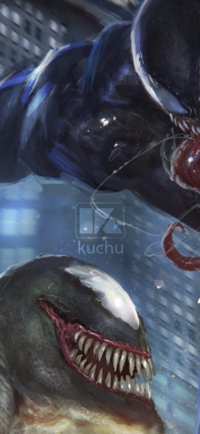 Fond d'écran iPhone Venom Vs Riot Artwork