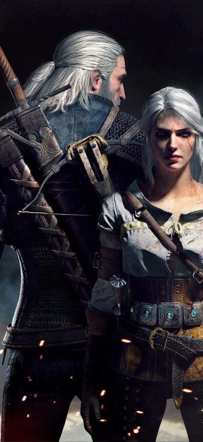 Fond d'écran The Witcher 3 sur iPhone