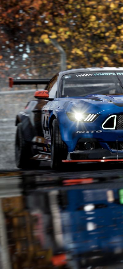 Fond d'écran iPhone Ford Mustang RTR Project Cars 2 4k