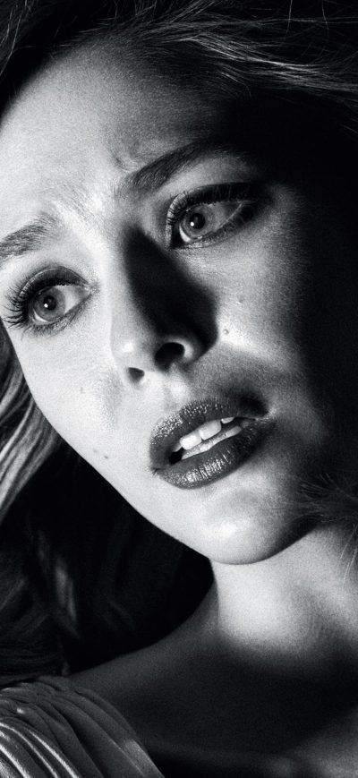 Fond d'écran iPhone Elizabeth Olsen Monochrome