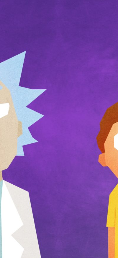 Fond d'écran iPhone Rick And Morty Minimalist