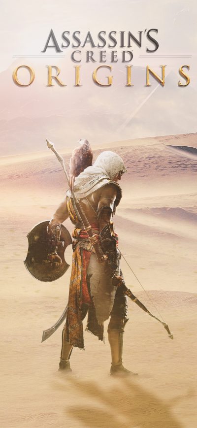 Fond d'écran iPhone Assassins Creed Origins Artwork 4k