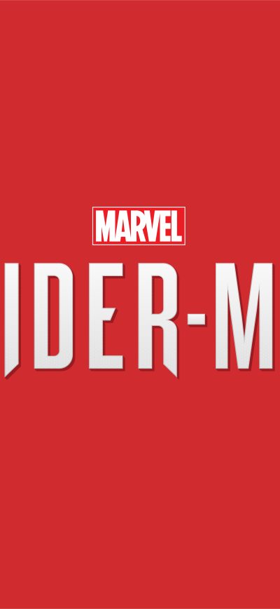 Fond d'écran iPhone Marvel Spiderman Ps4 Logo 5k
